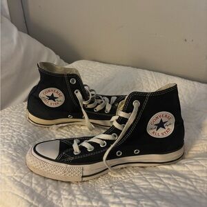 Converse Black and White High-Top Sneakers